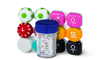 Contact
			lens cases