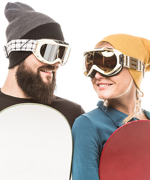 Óculos para desportos de neve