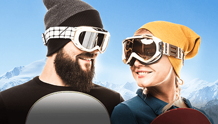 Óculos para desportos de neve