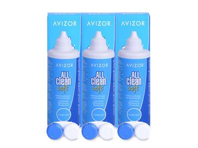 Solução Avizor All Clean Soft 3 x 350 ml 