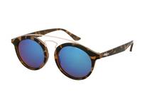 alensa.pt - Lentes de contacto - Óculos de Sol Infantil Alensa Panto Havana Espelhado Azul