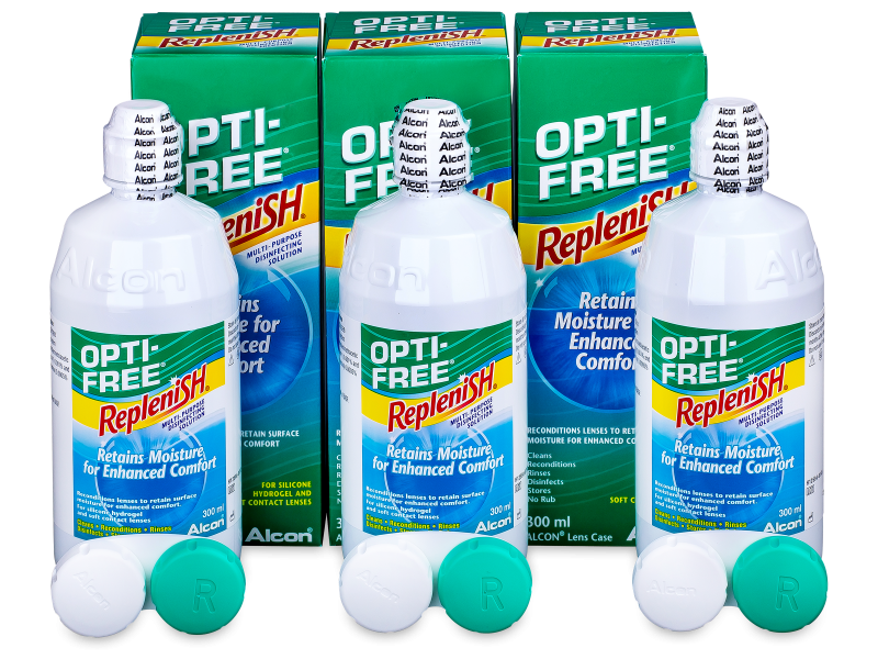 OPTI-FREE RepleniSH Solução 3 x 300 ml