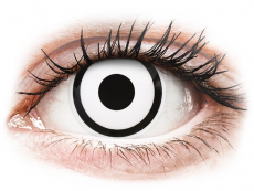 Lentes de Contacto Crazy Lens Zumbi Branco White Zoombie - ColourVUE (2 lentes)