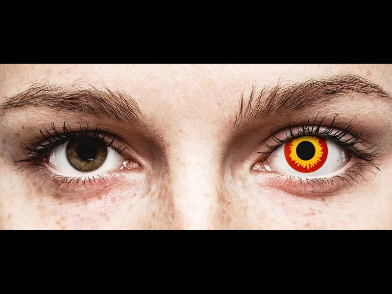 Lentes de Contacto Crazy Lens Incêndio Wildfire - ColourVUE (2 lentes)