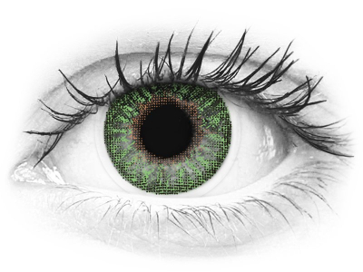 TopVue Color - Green - com correção (2 lentes)