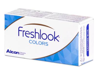 FreshLook Colors Sapphire Blue - sem correção (2 lentes)