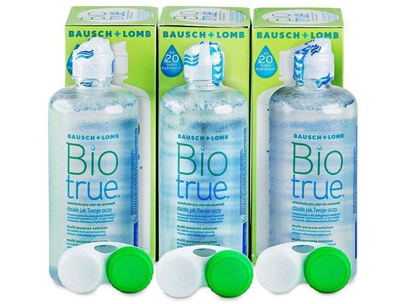 Solução Biotrue 3 x 300 ml