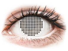 Lentes de Contacto Crazy Lens Tela Branca White Screen - ColourVUE (2 lentes)