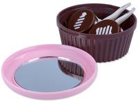 alensa.pt - Lentes de contacto - Estojo de lente com espelho Cupcake - Rosa