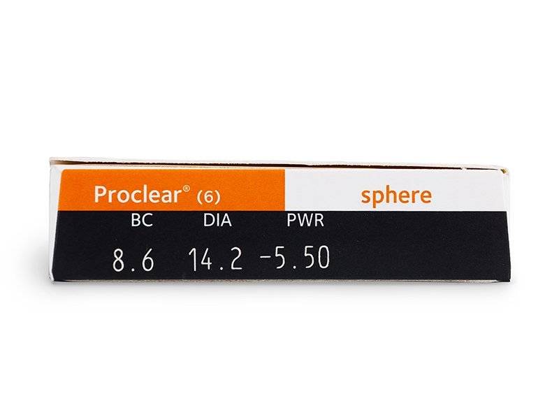 proclear sphere 6 lentes