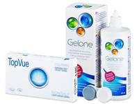 TopVue Monthly (6 lentes) + Solução Gelone 360 ml
