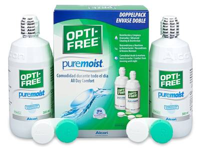 OPTI-FREE PureMoist Solução 2 x 300 ml 